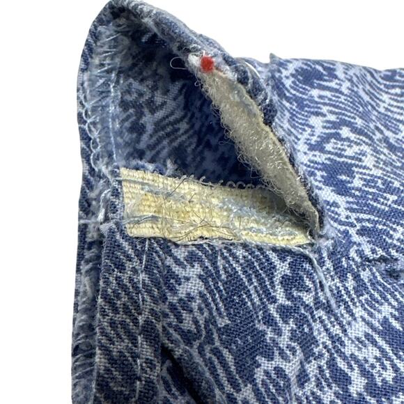 Barbie Doll Jeans Pants Light Blue Acid Wash Faux Denim Blue Jeans 90's Style - Picture 5 of 6